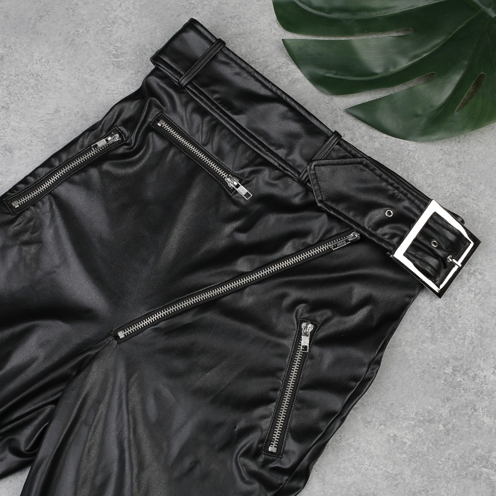 **SOLD*** deandri pvc moto pants